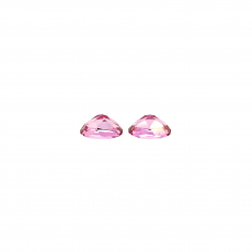 Pink Topaz Oval 10x8mm Matching Pair Approximately 5.90 Carat