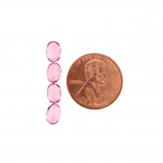 Pink Topaz Oval 7x5mm Approximately 3.63 Carat