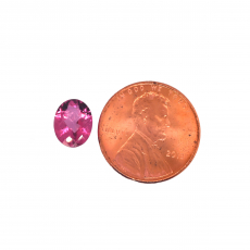 Pink Topaz Oval 9x7mm Single Piece Approximately 2.10 Carat
