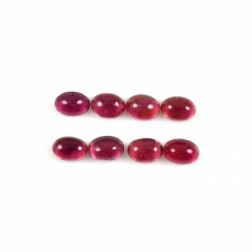 Pink Tourmaline Cab Oval 7x5 mm Approximately 7.00 Carat