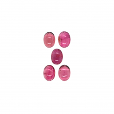 Pink Tourmaline Cab Oval 8x6mm Approximately 7 Carat