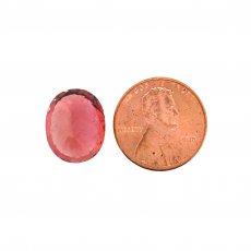 Pink Tourmaline Oval 15x12mm Single Piece 10.05 Carat