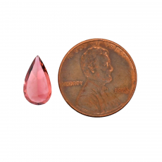 Pink Tourmaline Pear Shape 12x6.7mm Single Piece 1.94 Carat