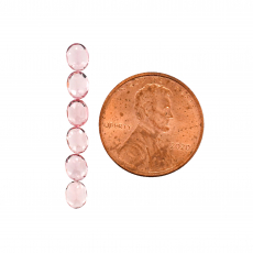 Pink Zircon Oval 5x4mm Approximately 2.50 Carat