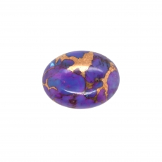 Purple Copper Turquoise Cab Oval 16x12mm Approximately  7 Carats Loose Single Piece