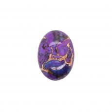 Purple Copper Turquoise Cab Oval 18X13mm Singe Piece Approximately 10 Carat.