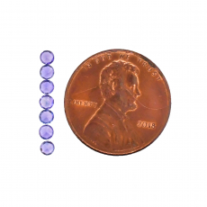 Purple Sapphire Round 2.5mm Approximately 0.50 Carat