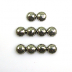 Pyrite Cab Round 6mm Approximately 15 Carat