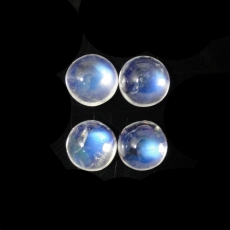 Rainbow Moonstone Cabs Round 5mm Approximately 1.60Carat