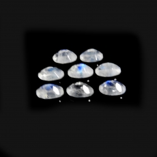 Rainbow Moonstone Faceted Oval 7X5mm Approximately 5 Carat