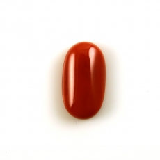 Red Coral Cabs Oval 18x10MM Approximately 8.09 Carat