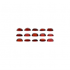 Red Garnet Cab Oval 6x4mm Approximately 10 Carat