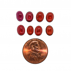 Red Garnet Cab Oval 8x6mm Approximately 11 Carat