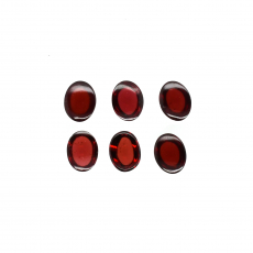 Red Garnet Cab Oval 9x7mm Approximately 12 Carat