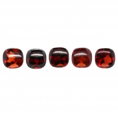 Red Garnet Cabs Cushion 6mm Approximately 6 Carat