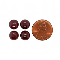 Red Garnet Cabs Round 9mm Approximately 15 Carat