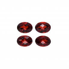 Red Garnet Oval 7x5mm Approximately 4 Carat