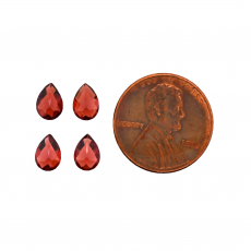 Red Garnet Pear Shape 7x5mm Approximately 3 Carat