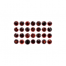 Red Garnet Round 3mm Approximately 3.5 Carat