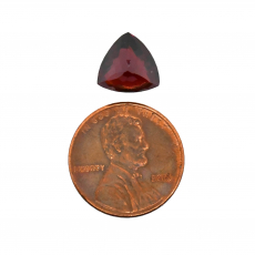 Red Garnet Trillion 10mm Single Piece Approximately 3.70 Carat