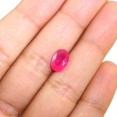 Red Spinel Oval 10X7mm Single Piece 2.32 Carat