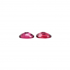 Red Spinel Oval 6.5x4.5mm Matching Pair 1.14 Carat