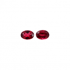 Red Spinel Oval 6X4mm Approximately 1.18 Carat