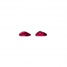 Red Spinel Pear Shape 3.5x2.5mm Matching Pair Approximately 0.18 Carat