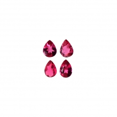 Red Spinel Pear Shape 3x2mm Approximately 0.30 Carat