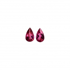 Red Spinel Pear Shape 5x3.5mm Matching Pair Approximately 0.48 Cart