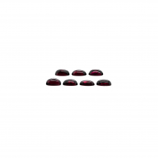 Rhodolite Garnet Cab Oval 8x6mm Approximately 10 Carat