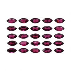 Rhodolite Garnet Marquise Shape 6x3mm Approximately 10 Carat
