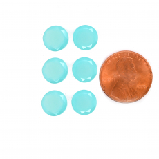 Rose Cut Peruvian Chalcedony Round 8mm Approximately 8 Carat.
