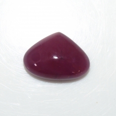 Ruby Cab Heart Shape 20x15mm Approximately 22.84 Carat Single Piece