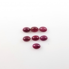 Ruby Cab Oval 6x4mm Approximately 4 Carat