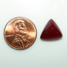 Ruby Cab Trillion Shape 12x11mm Approximately 9.50 Carat Single Piece