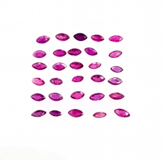 Ruby Marquise Shape 4.5x2.5mm  4 Carats
