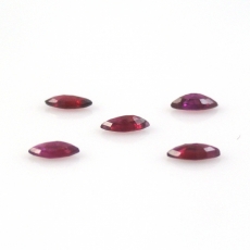 Ruby Marquise Shape 4X2 mm Approximately 0.50 Carat