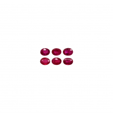 Ruby Oval 4x3mm Approximately 1.30 Carat
