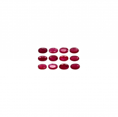 Ruby Oval 4X3mm Approximately 3 Carat