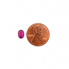Ruby Oval 7.2X4.2mm  Approximately 1.10 Carat