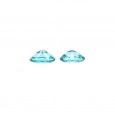 Sky Apatite Oval 7x5mm Matching Pair Approximately 1.40 carat