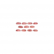 Strawberry Quartz Cabs Oval 8x6mm Approximately 14 Carat