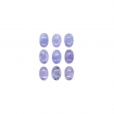 Tanzanite Cab Oval 6x4mm Approximately 5 Carat