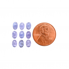 Tanzanite Cab Oval 6x4mm Approximately 5 Carat