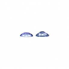 Tanzanite Oval 6x4mm Matching Pair Approximately 0.90 Carat