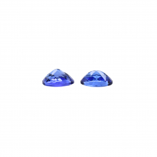 Tanzanite Oval 7x5mm Matching Pair Approximately 1.54Carat