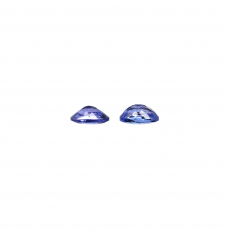 Tanzanite Oval 7x5mm Matching Pair Approximately 1.65 Carat