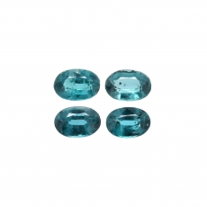 Teal Kyanite Oval 6x4mm Approximately 2.50 Carat