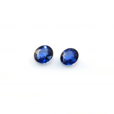 Thai Blue Sapphire Round 6.5mm Approximately Total 2 Carat